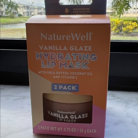 NATURE WELL VANILLA GLAZE HYDRATING 2Pk LIP MASK - Picture 2 of 5